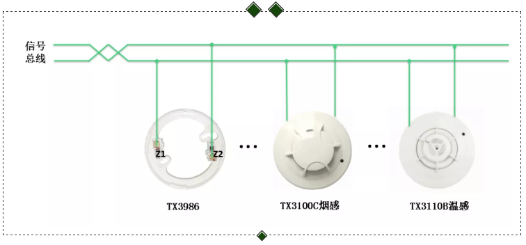 火災(zāi)探測器接線